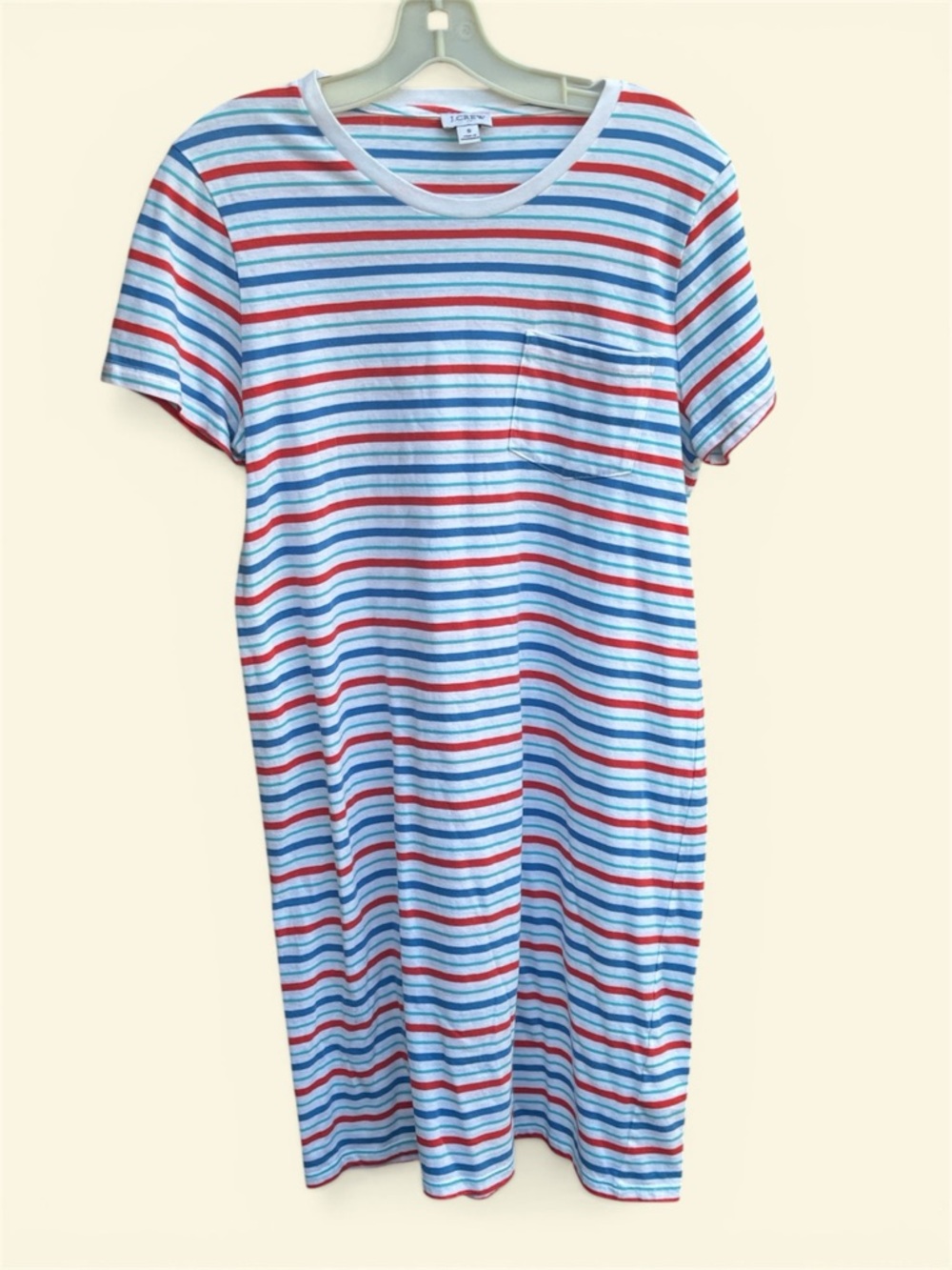 J. Crew Striped Nightgown Small